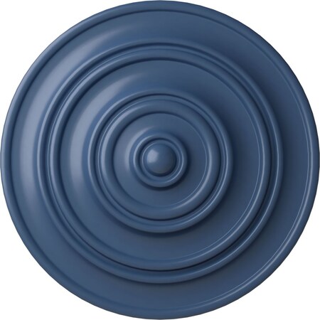 Ekena Millwork Classic Ceiling Medallion (Fits Canopies up to 4 1/8"), Hand-Painted Americana, 13 1/4"OD x 1/2"P CM13CLAMF